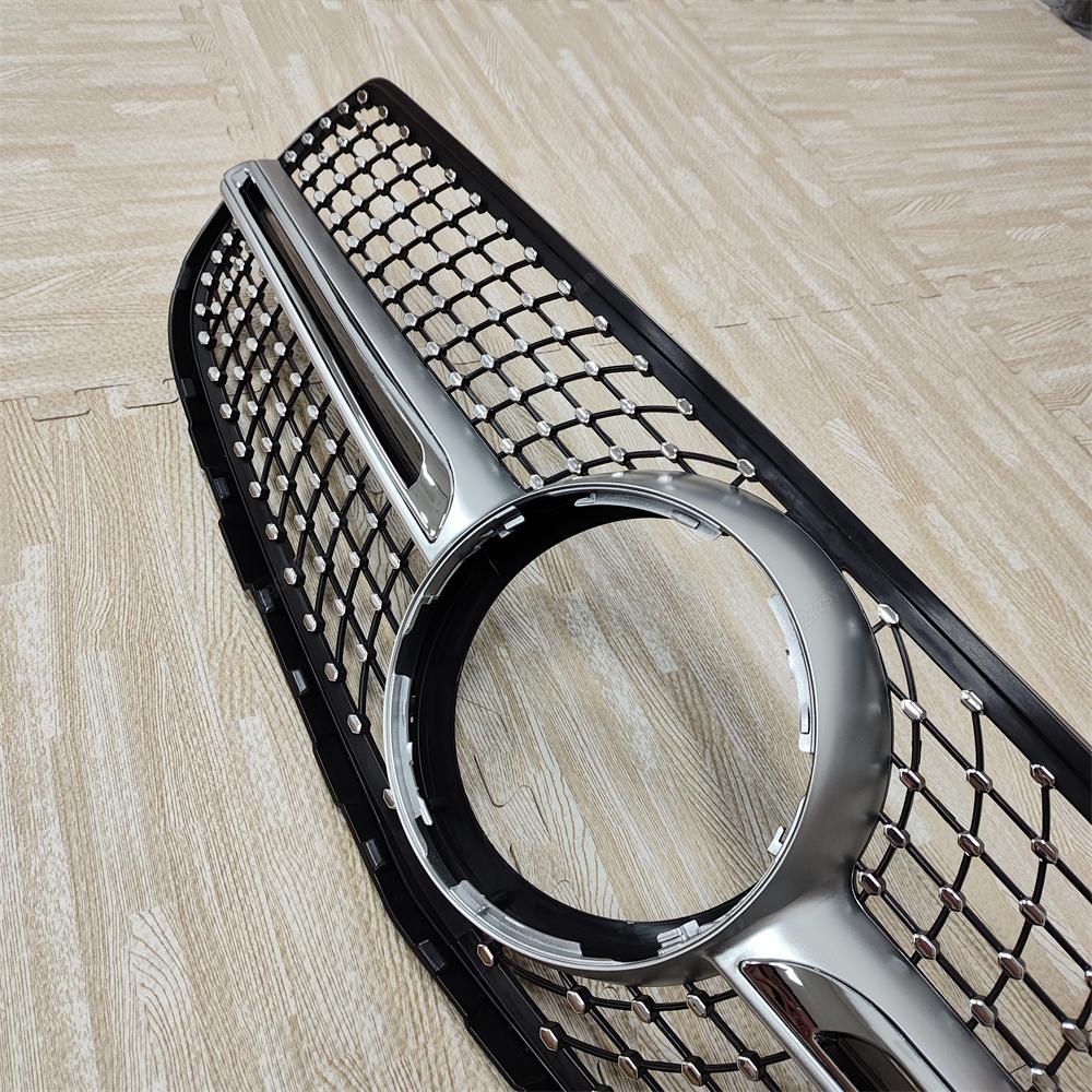 Diamond Style Grille Front Racing Grill For Mercedes Benz GLC Class X253 2015-2019 GLC250 GLC300 GLC350 GLC43 AMG Bodykit Tuning