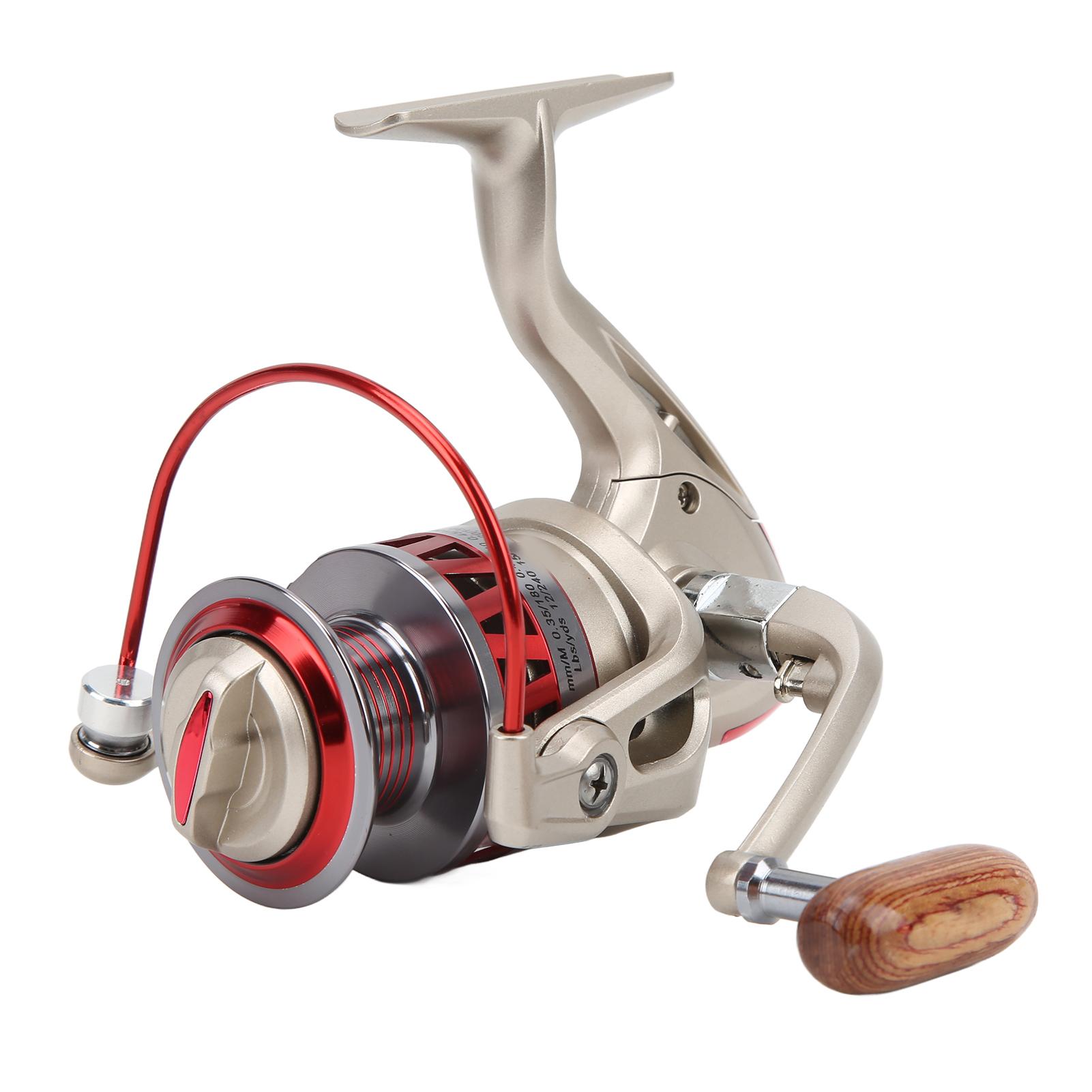 All Metal Fishing Line Wheel CNC Rocker Arm Durable Outdoor Spinning Wheel Fishing Reels DF5000