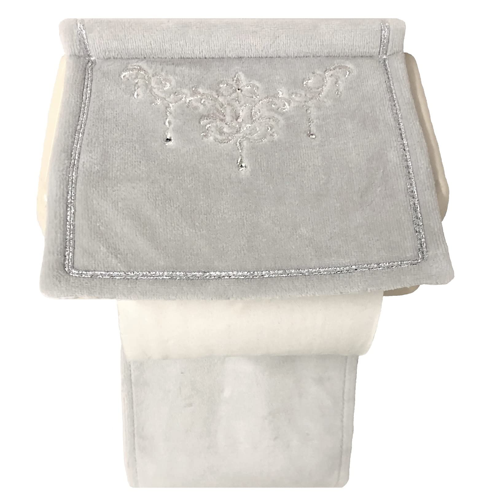 

Чехол для держателя бумаги NYNAS Shanti НОВЫЙ серебристо-серый Ширина 15 см [Senko] прибл.