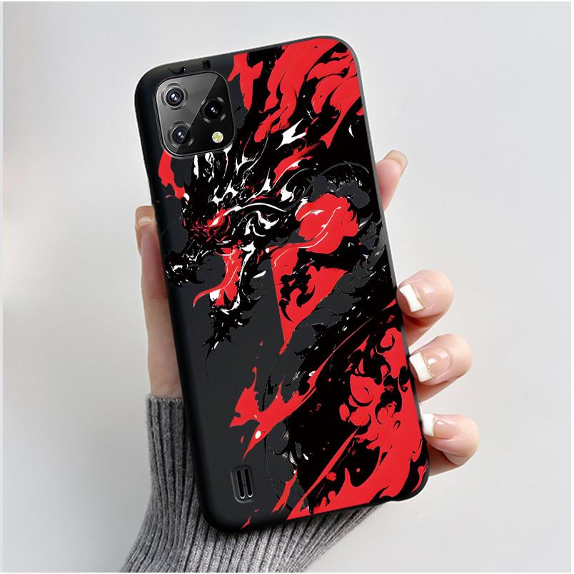 For Blackview A55 Case Oscal C60 Back Cover Luxury Cute Love Rabbit Funny Pattern Black TPU Soft Silicone Protective Phone Case