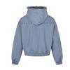Magic Bear Streetwear Padded Jacket With Rivets Faux Fur Collar Loose Fit Winter Coat Teens
