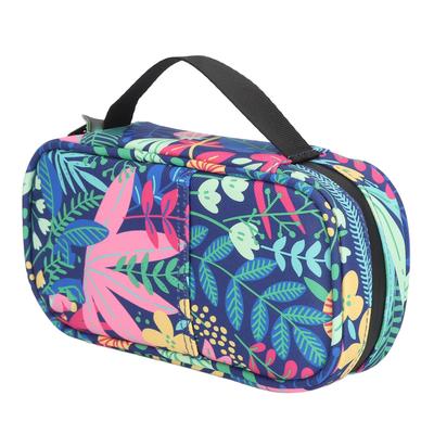 Insulin Cooler Travel Case with Ice Pack Portable Insulin Cooling Bag Diabetic Cooler Bag for Outdoor Tropical Rainforest Pattern