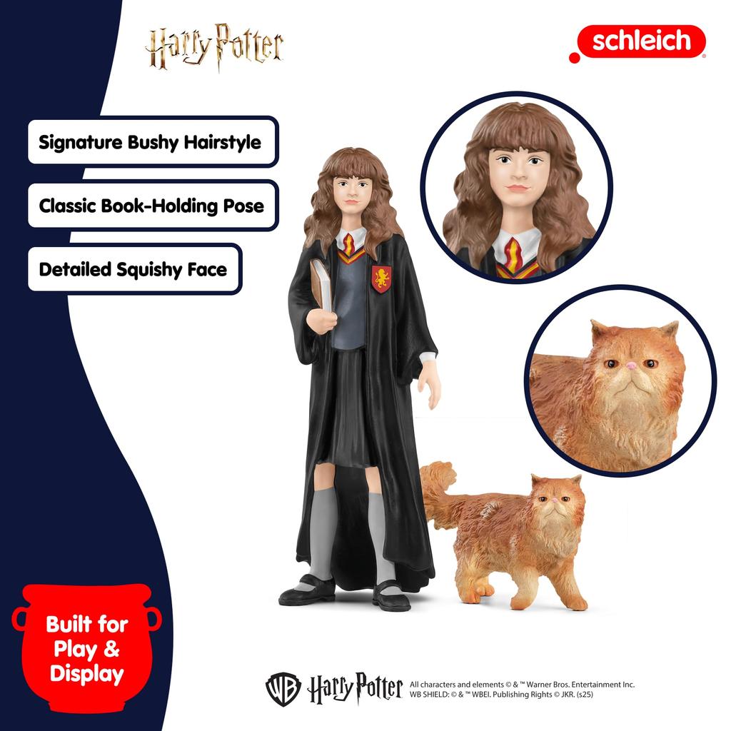 Schleich Harry Potter Series Hermione Granger and Crookshanks 42635