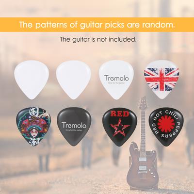 3 Stück Gitarrenplektren Musikinstrumentenzubehör für E-Gitarre Bass (Schwer)