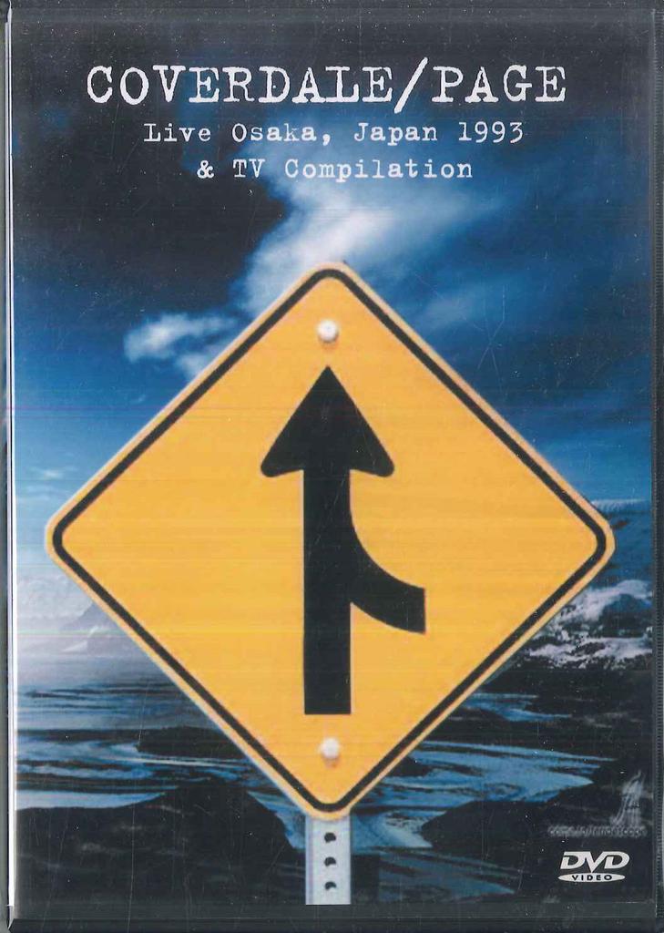 DVD COVERDALE PAGE - Live Osaka Japan 12/20/93 (DVD-R) NONE NOT ON LABEL Non Japan Music Video Used
