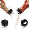 Plastic Spice Bottle Set Seasoning Container with Sticker Transparent Reusable Container Jar for Spices, Herbs, Powders