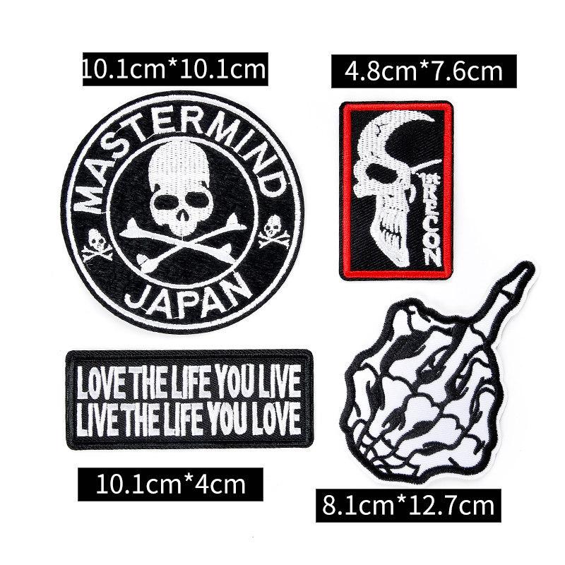 Badge Cloth Sticker Clothes Pants Patch Sticker Down Jacket Jeans Hole Repair Sticker Pattern Embroidery Sticker