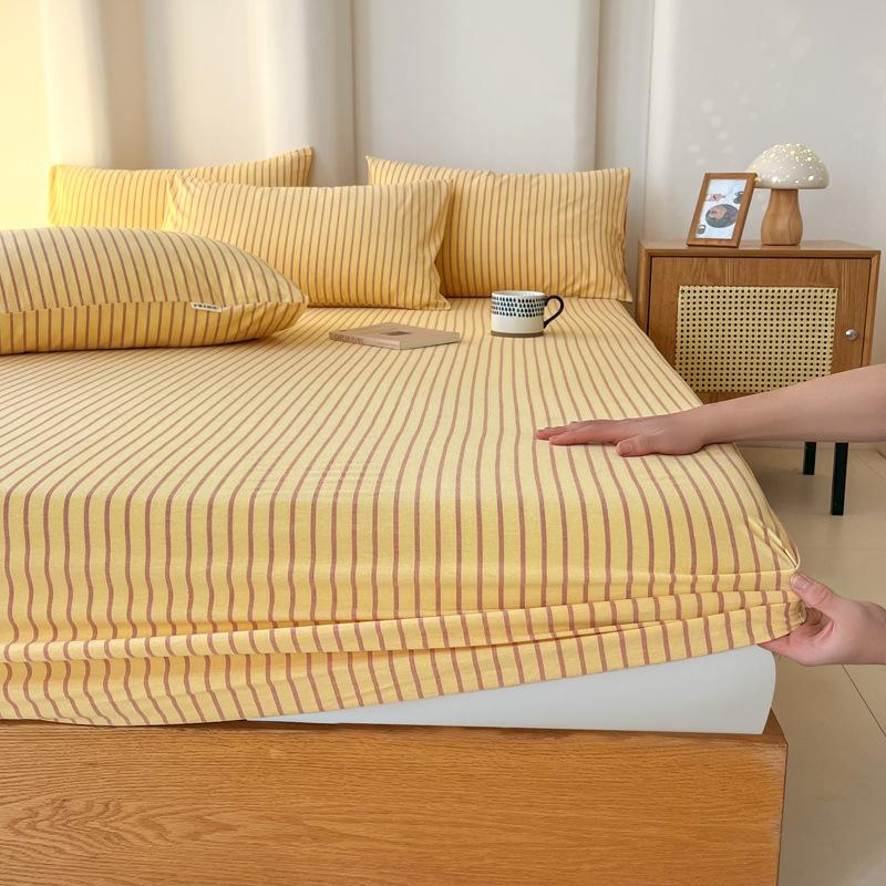 Cotton Bed Sheet Quilt Cover Bedroom Bunk Bed Pure Cotton Quilt Cover Bed Sheet Bedding Set Simple Style