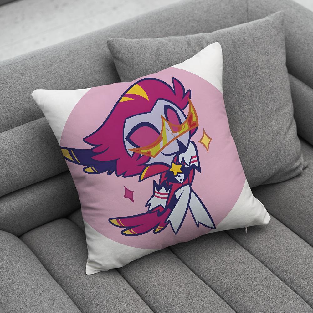 HHelluvaSS Anime BBoss Pillow Case Soft Cushion Cases for Farmhouse Sofa Decor Home Decorations and Protector