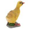Garten Enten Statue Außen Hof Harz Niedliches Tier Rasen Figur Terrasse Ornament Skulptur Kunst Grau