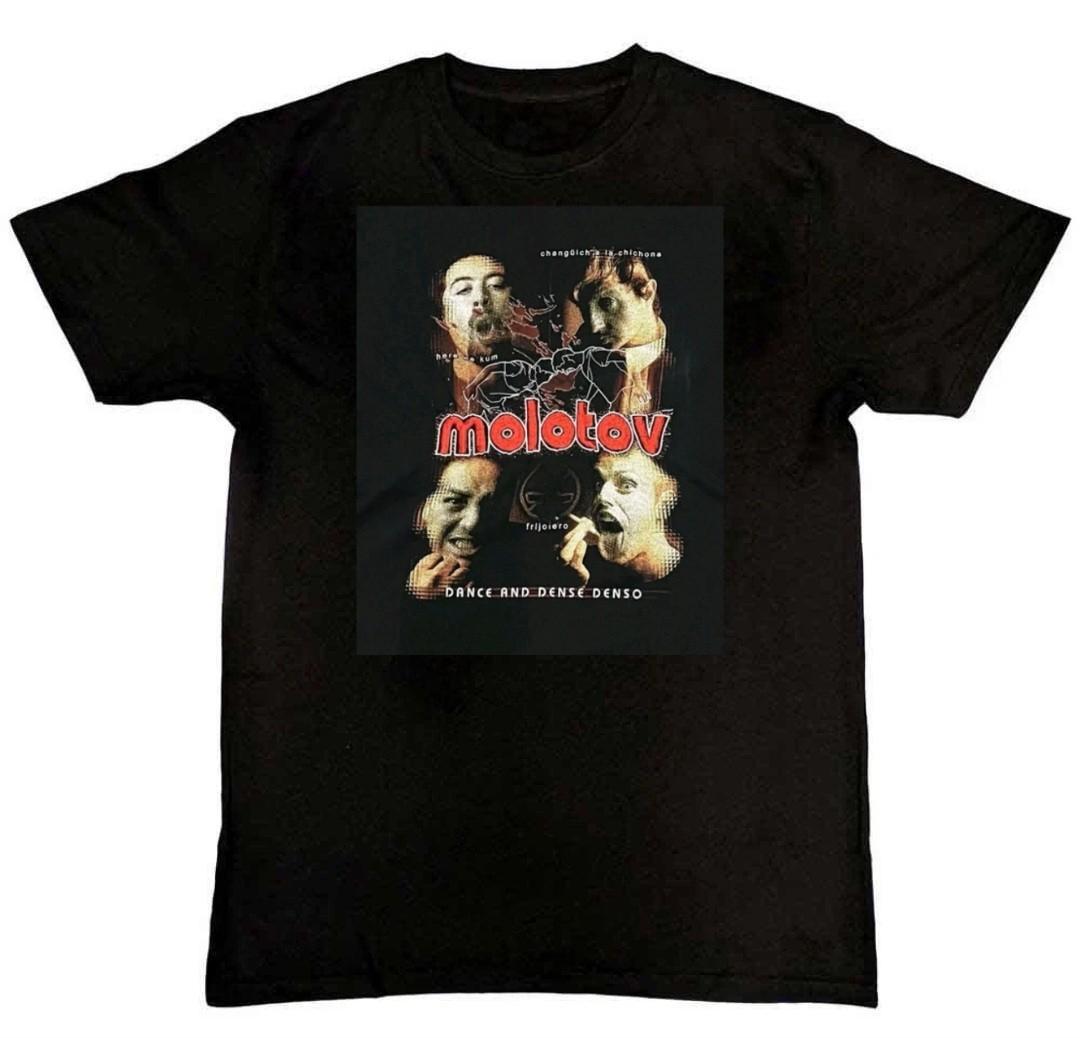MOLOTOV Band Shirt 90s Graphic Print Mens T-Shirt S