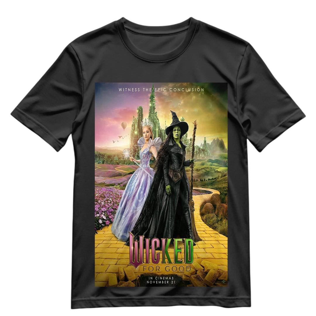 Wicked For Good The Musical T Shirt Wicked Movie Shirt Graphic Tee S-XXXL V2 4XL