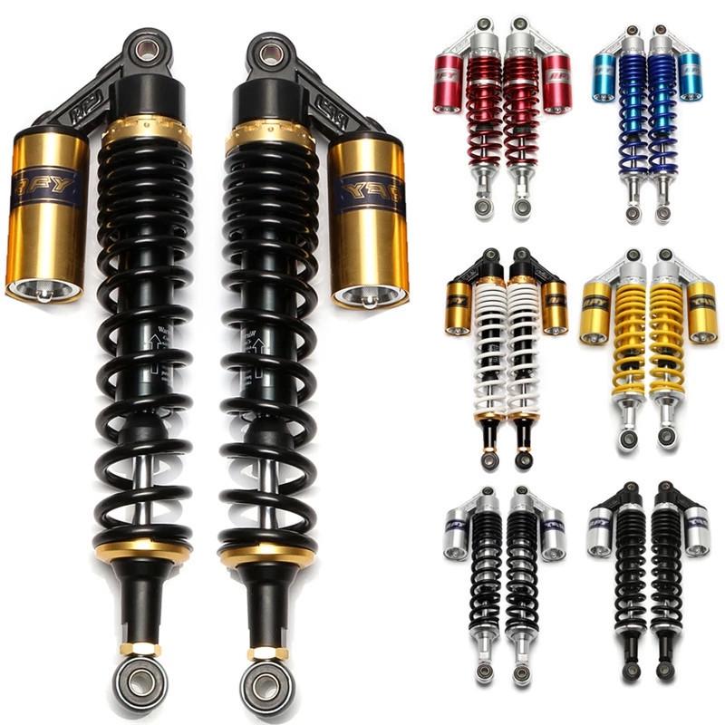 RFY 375mm Thickened Motorcycle Shock Absorber for European Off-road and Large Displacement ATV Vehicles Chrome 375mm