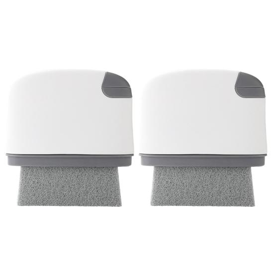 2-in-1 Window Slot Cleaning Brush Portable Door Groove Hair Grip Brushes Tight Gap Cleaner Brush for Household Deep Cleaning