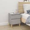 821834 vidaXL Bedside Table Concrete Grey 40x35x50 Cm