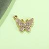 Breloque Pendentif Papillon Strass Coloré pour Bijoux, Charme pour Bracelets, Chevillères et Colliers DIY