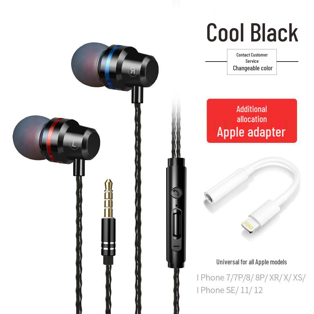 

Cross Type-C Metal In-ear Earphones with In-line Control & Volume Adjustment for Mobile Phones, 3.5mm, Red & Blue
