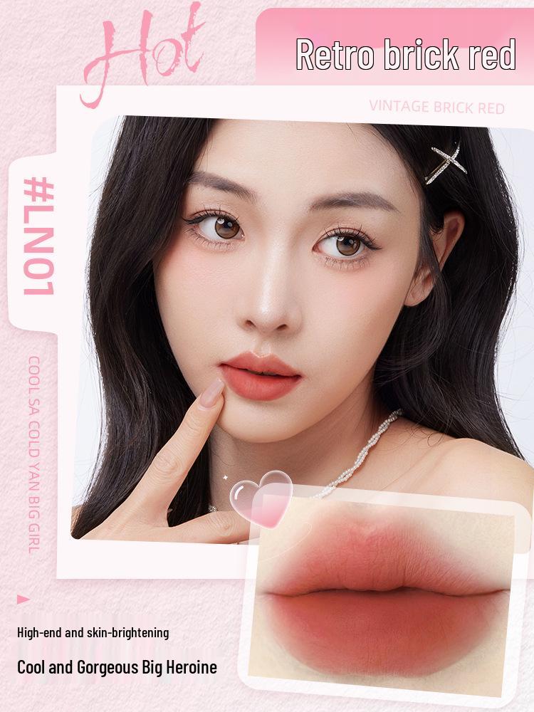Jianmei Chuangyan Double-Ended Lip Liner Brush: Defines Shape, Plumps Lips, Waterproof, Long-lasting, No Fade, Nude Lipstick for Women.