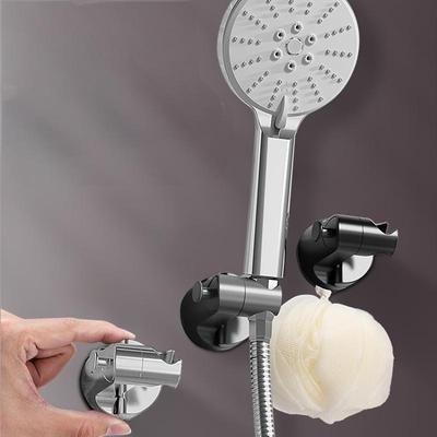 Saugfuß Duschhalterung Stanzfrei Abnehmbar Verstellbar Duschkopfhalterung Starke Tragfähigkeit Badezimmer Duschbasis Halterung