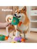 Dog Toys Indestructible Dog Sound Squeaky Toys Animals Shape Pet Soft Plush Chew Molar Training Toy Puppy Bite Teeth Dental Toys