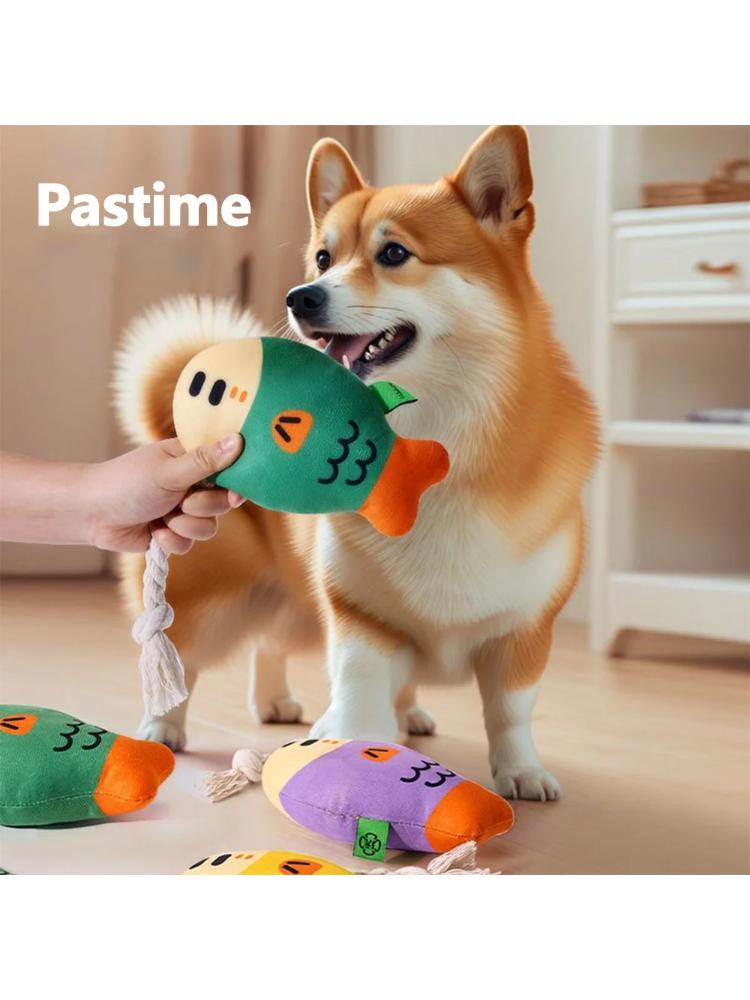 Dog Toys Indestructible Dog Sound Squeaky Toys Animals Shape Pet Soft Plush Chew Molar Training Toy Puppy Bite Teeth Dental Toys