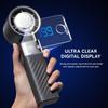 New Handheld Fan Ice Cooling Semiconductor High-speed Fan Outdoor Portable USB 199 Level Digital Display Cooling Fan Vortex Fan