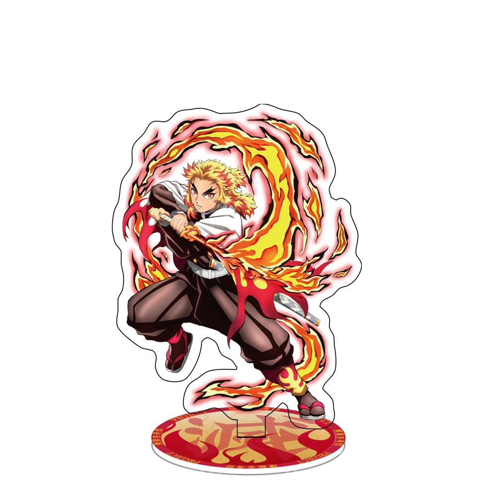 Anime Demon Slayer Peripheral Acrylic Stand Figure Kimetsu No Yaiba Douma Kokushibo Akaza Desktop Decoration Fans Collect Gift