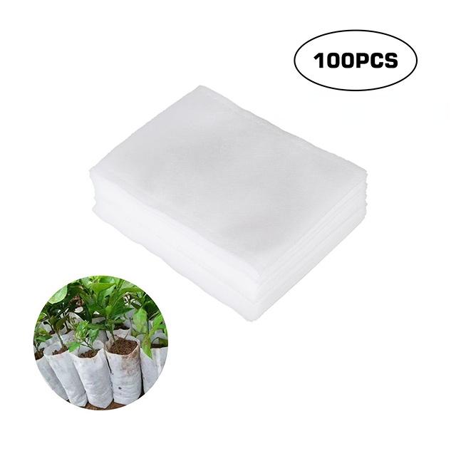 100/200ks 7* 9cm Zahrada Ochrana životního prostředí Dětské květináče Tašky na pěstování sazenic