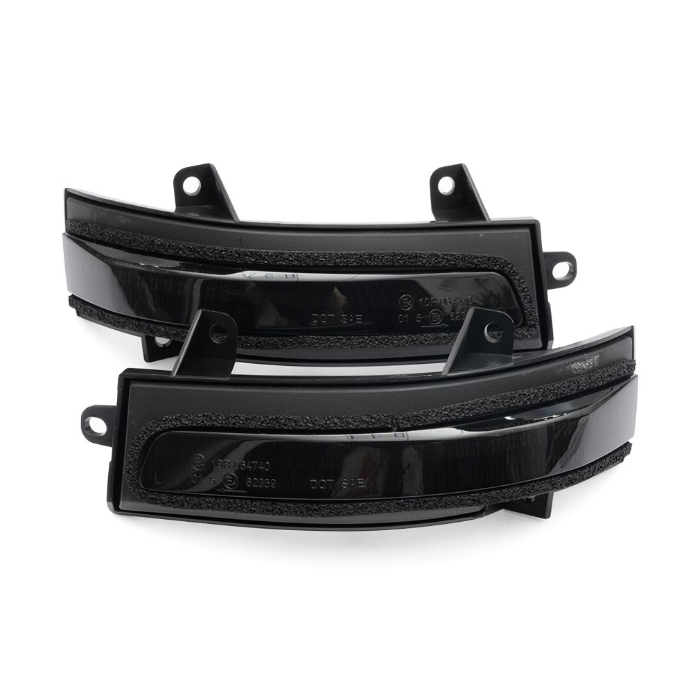 2x Smoked LED Sequential Side Mirror Blinkers Replacement For Honda City Civic Saloon Civic Hybrid Dynamic Turn Signal Lights