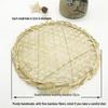 Handmade Bamboo Sieve - Creative Woven Kitchen Decoration