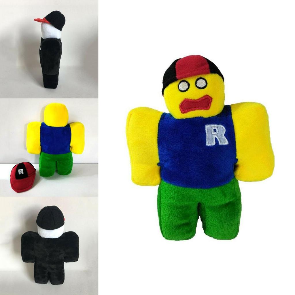 Morbido e Coccoloso Peluche Roblox Bambola Imbottita Confortevole Con Cappello Rimovibile Perfetto Per Bambini