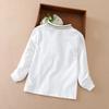 Boys Polo Shirt 2025 Spring Autumn Kids Long Sleeves Turn Down Collar Cotton Tops School Shirt for Boys 5-12 Years