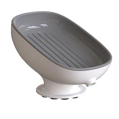 Super Suction Cup Soap Dish Self Draining Soap Box Kithcen Sponge Holder Soap Container Bathroom Soap Holder Soap Box Drain