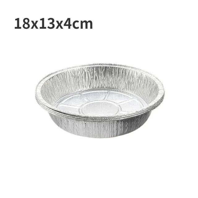 Disposable Paper Non - Stick Oil - Proof Aluminum Foil Tin Box Air Fryer Steaming Basket Kitchen Tool BBQ Drip Pan Tray 10pcs