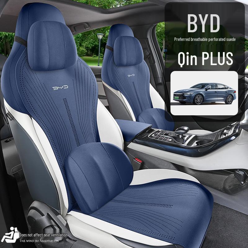 Four-Season Semi-Wrapped Car Seat Cushion for BYD Qin PLUS