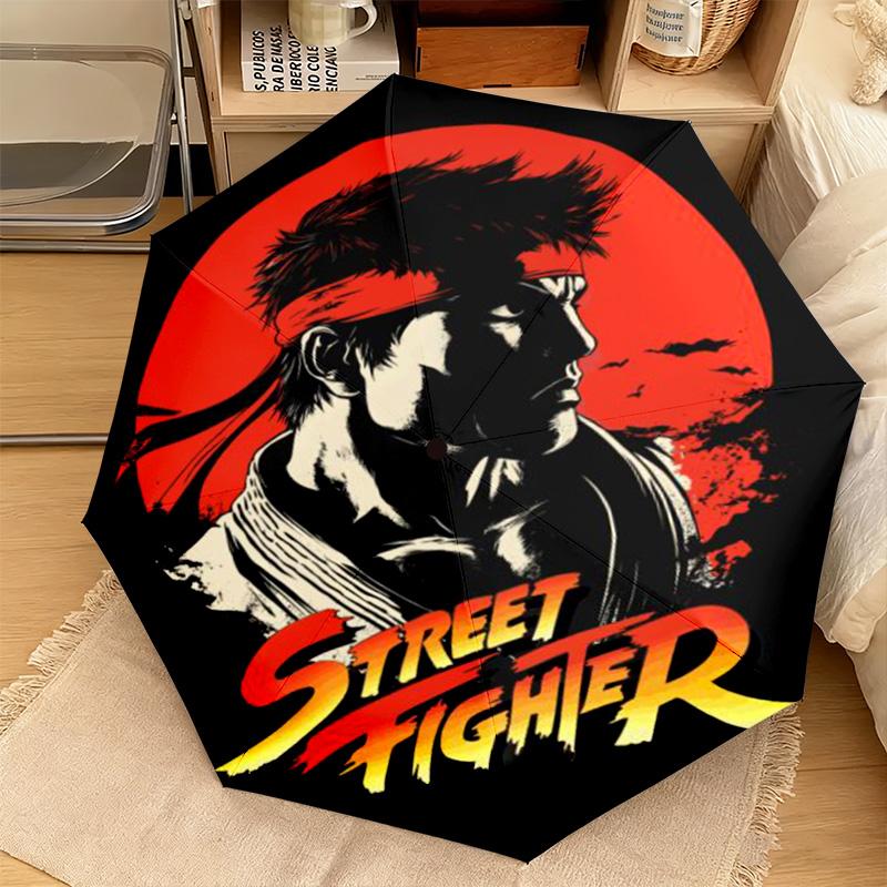 Super Street Fighter Automatic Umbrella - Suitable Travel Portable Umbrella Outdoor sun shading umbrella Suitable For All Seasons