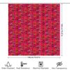 Bright Pink Butterflies Shower Curtain Decorative Waterproof Bathroom Liner For Home Living