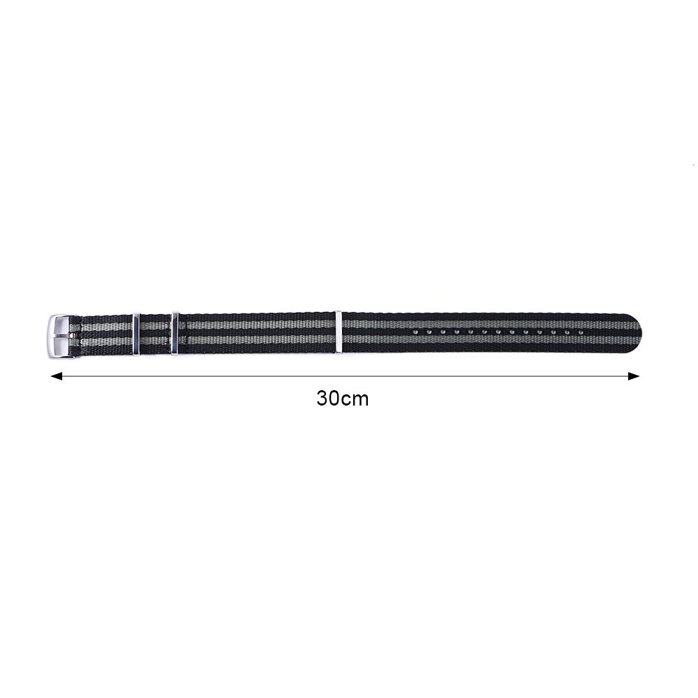 20mm Nylon Watch Band One Piece Comfortable Watch Straps Loop Military Washable Blet for Men Watchbands for Omega 007 for Rolex