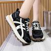 Mesh Breathable Forrest Gump Shoes Women's Autumn 2025 New Fashionable Versatile Platform Sports and Leisure Lace-up German Training Shoes
