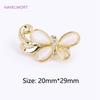 18K Gold Plated Pearl Clasp Connector,Clasps For Jewelry,Brass Fasteners Lock Clasp Accessories DIY Jewelry Making Supplies