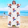 M-Marios Beach Towel Bath Towels Bathroom Playa Sauna Travel For Home Spa Swimming Pool Baby Microfiber Quick Drying Gym Shower