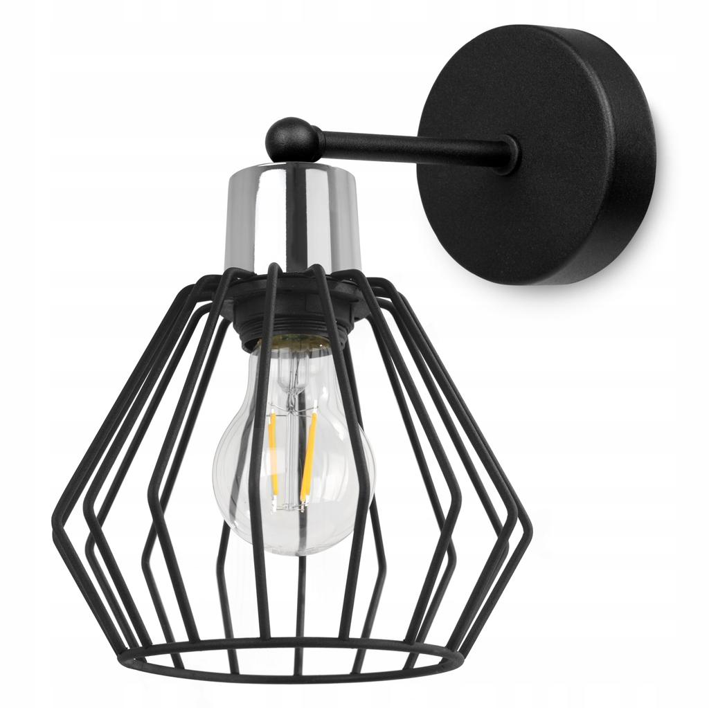 WALL LAMP, SQUARE LAMP, METAL LAMP, WIRE, LED