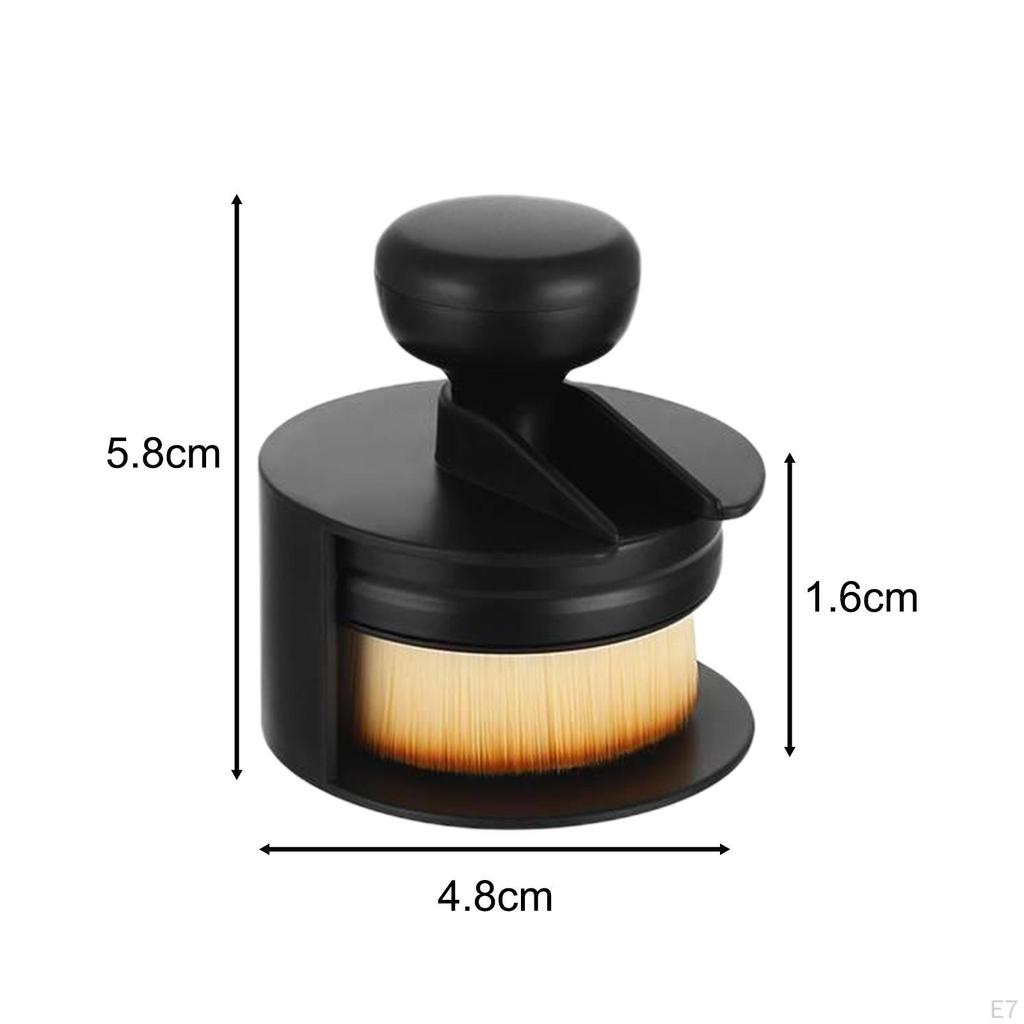 Pinceau Fond de Teint Blush Visage pour ou Corps Haute Densité Voyage avec Support Base