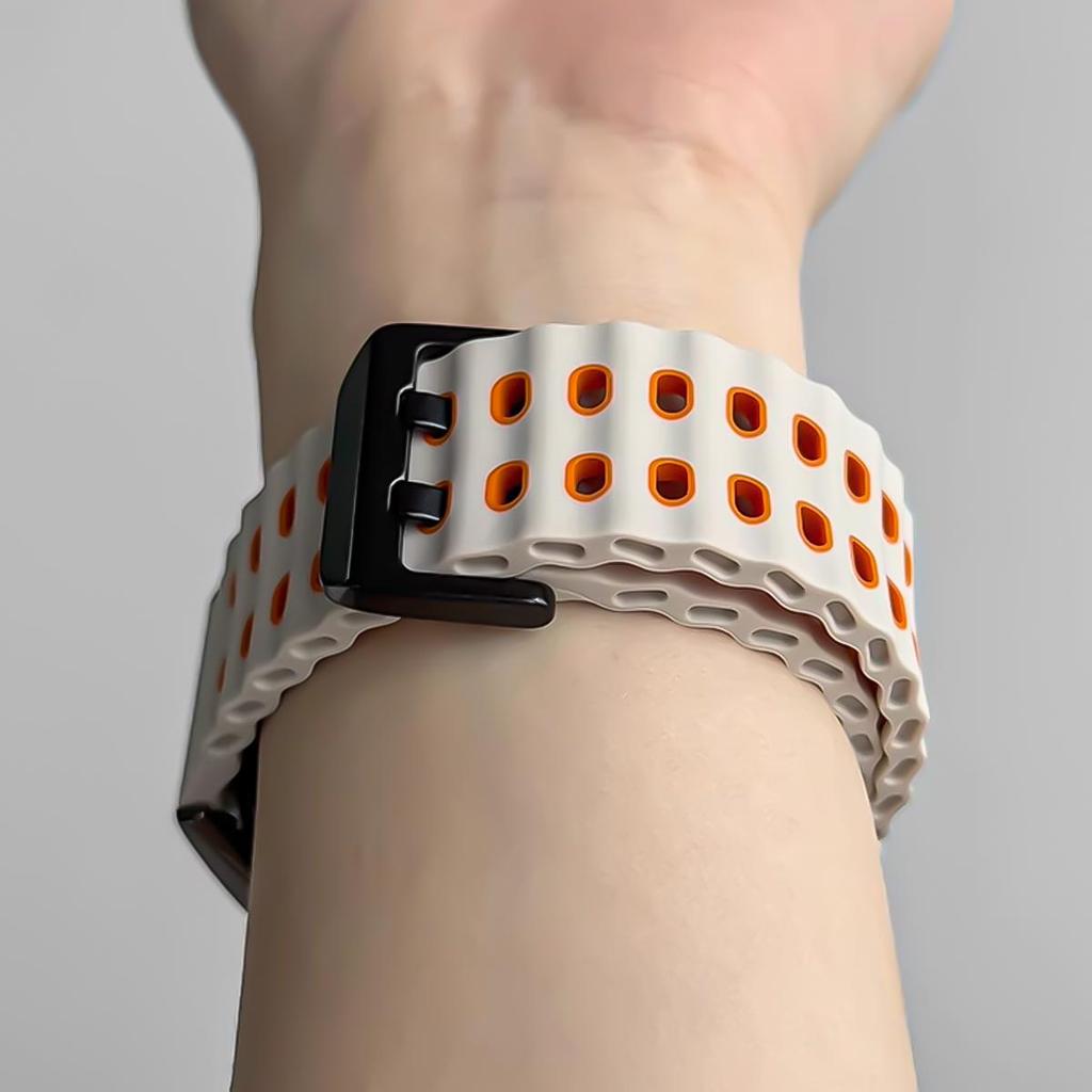 Marine Strap+PC Case for Huawei Watch Fit4 4 Pro Two-tone Strap Ghange To Ultra Cover for Huawei Fit 3 Smartwatch Accessories