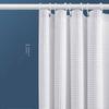 Thickened Jacquard Waffle Shower Curtain Pure Color Waterproof Bathroom Partition Easy Install Privacy Screen