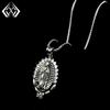 Xiewei'er Retro Zircon Virgin Mary Pendant Necklace