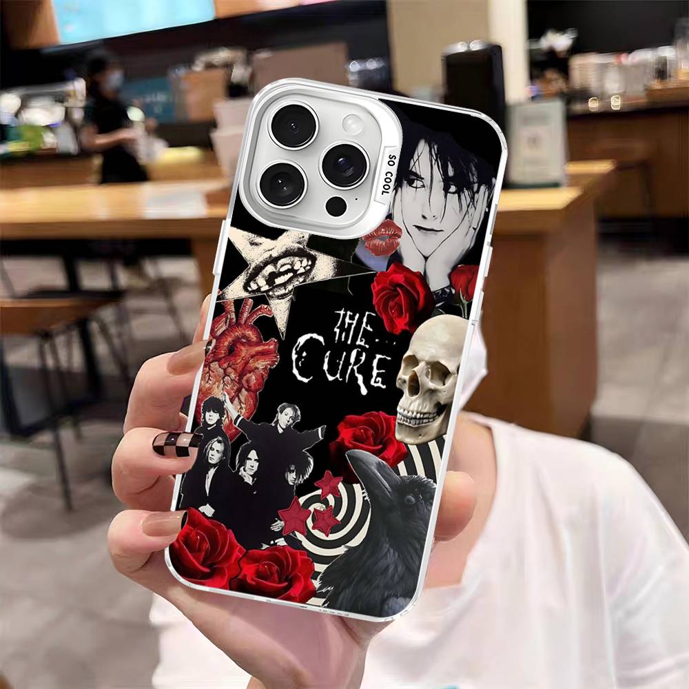 Rock Band THE C-CURE Music Phone Case For IPhone 17 16 Plus Pro Max 15 14 13 12 11 Matte Colorful Covers