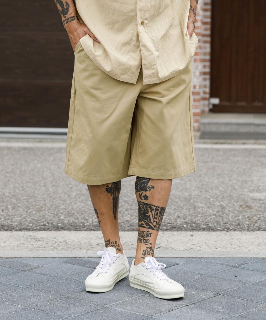 RUGGED HOUSE Ordinary Loose Fit Cotton Work Shorts 2 Colors