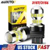 2-10PC  White LED 3157 3156 SMD Light Brake Turn Signal Tail Reverse Bulbs