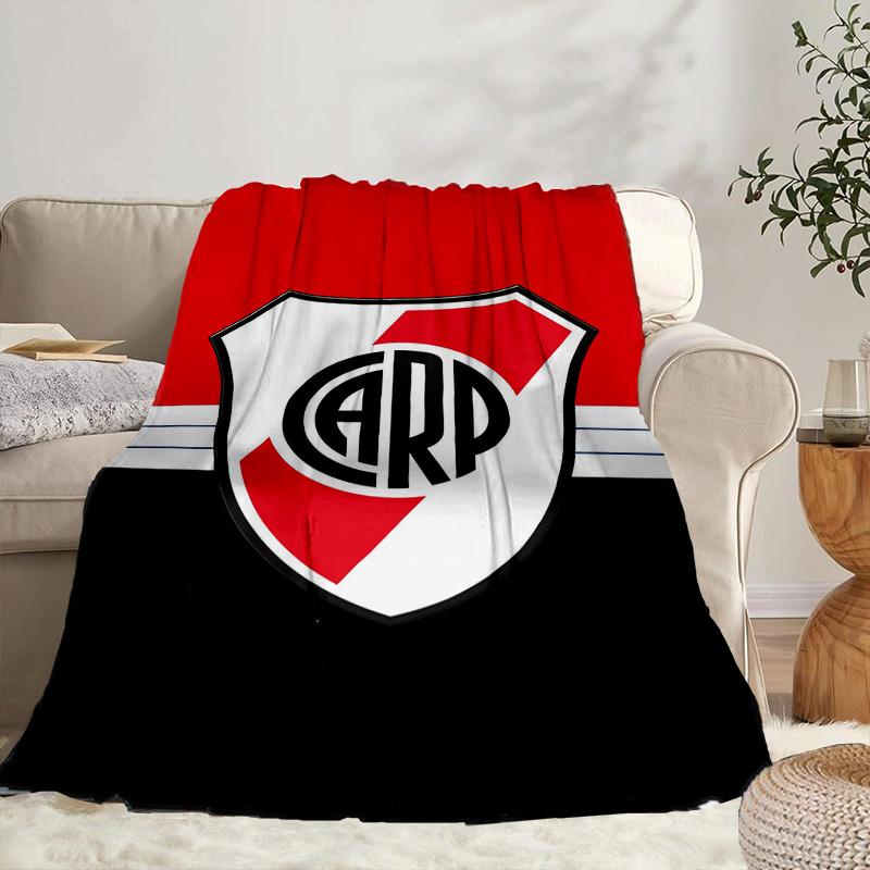 River Plate Emblem Portable Blanket/Soft Blanket Bedding Blanket Suitable for Travel Camping Living Rooms Offices Sofas Fan Gifts